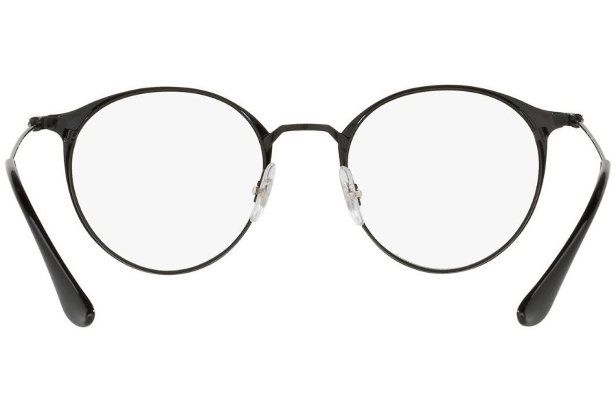 Okulary korekcyjne Ray-Ban RX6378 2904 Okrągłe Czarne
