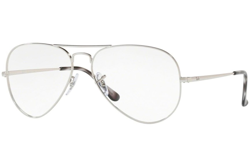 Silmälasit Ray-Ban Aviator Optics RX6489 2501 Pilotti Hopea