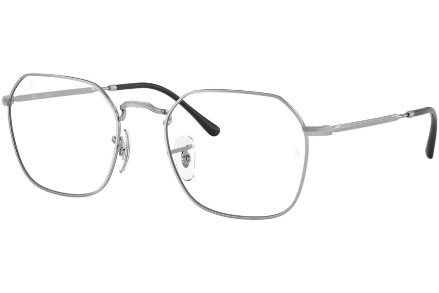 Okulary korekcyjne Ray-Ban Jim RX3694V 2501 Kwadratowe Srebrne
