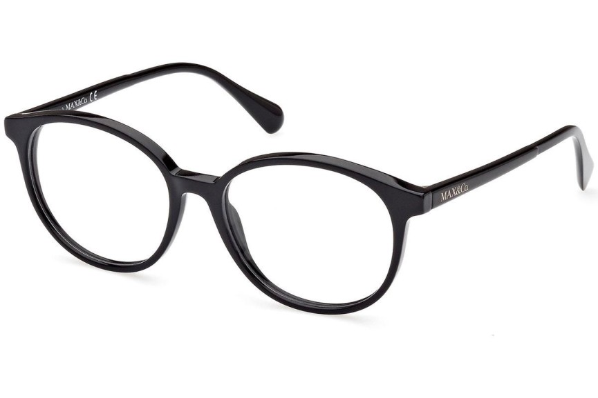 Okulary korekcyjne Max&Co. MO5076 005 Okrągłe Czarne