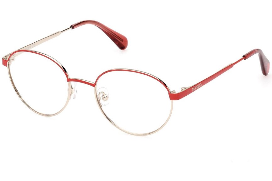 Okulary korekcyjne Max&Co. MO5090 066 Okrągłe Czerwone