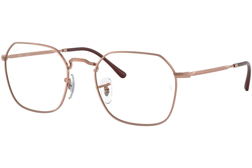 Okulary korekcyjne Ray-Ban Jim RX3694V 3094 Kwadratowe Złote