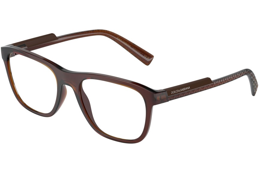 Okulary korekcyjne Dolce & Gabbana DG5089 3295 Prostokątne Brązowe