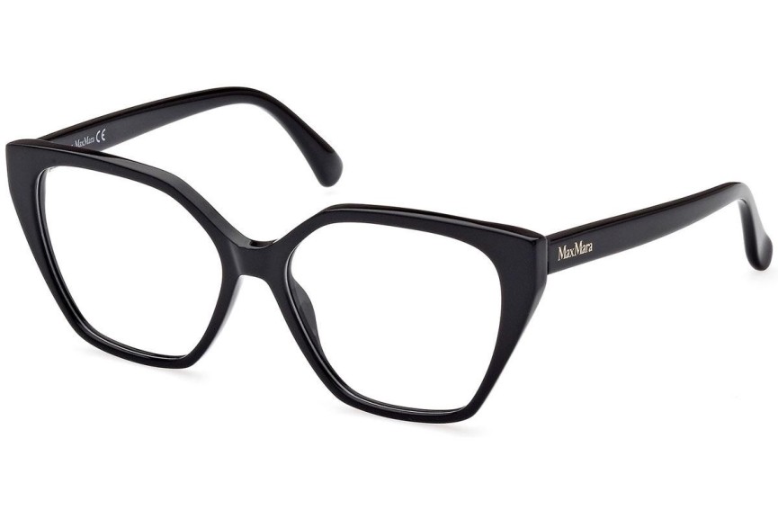 szemüvegeinket Max Mara MM5085 001 Szogletes Fekete