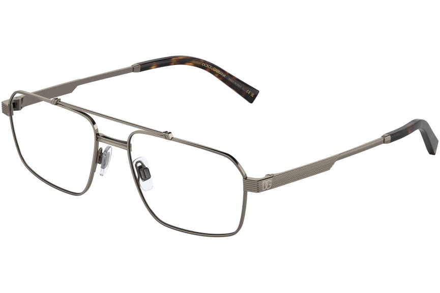 Okulary korekcyjne Dolce & Gabbana DG1345 1335 Prostokątne Złote
