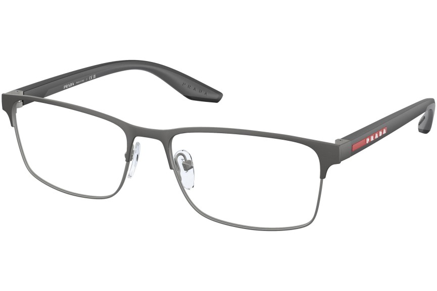Okulary korekcyjne Prada Linea Rossa PS50PV 12H1O1 Prostokątne Szare