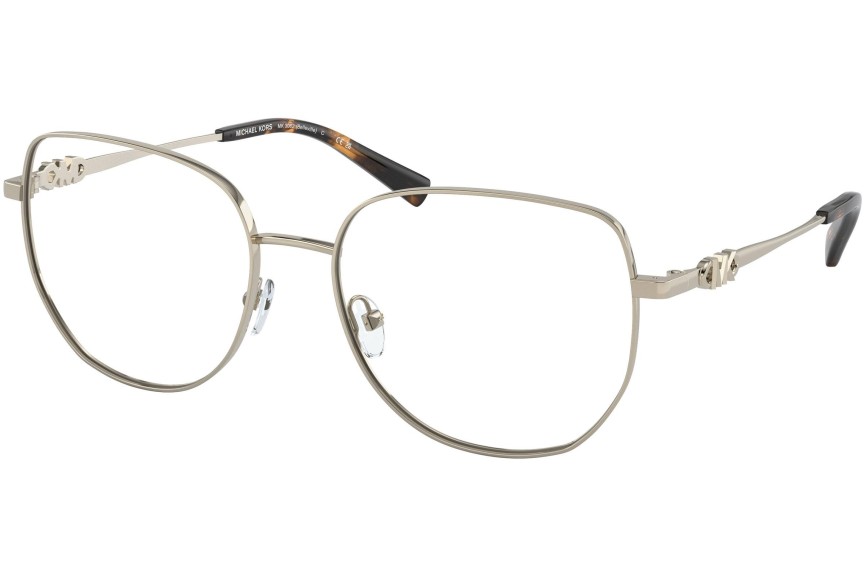 Okulary korekcyjne Michael Kors Belleville MK3062 1014 Kwadratowe Złote