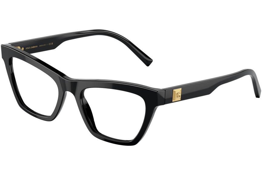 Okulary korekcyjne Dolce & Gabbana DG3359 501 Kocie oczy Czarne