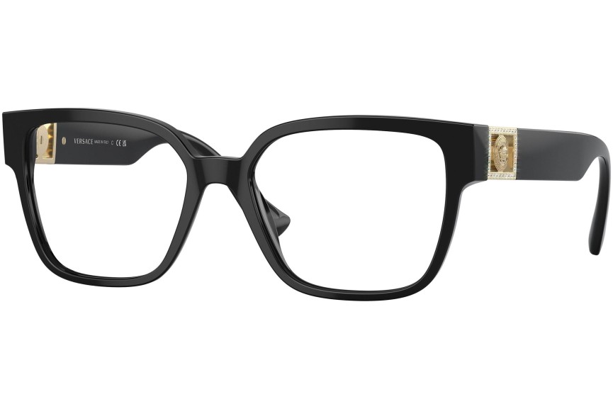 Okulary korekcyjne Versace VE3329B GB1 Kwadratowe Czarne