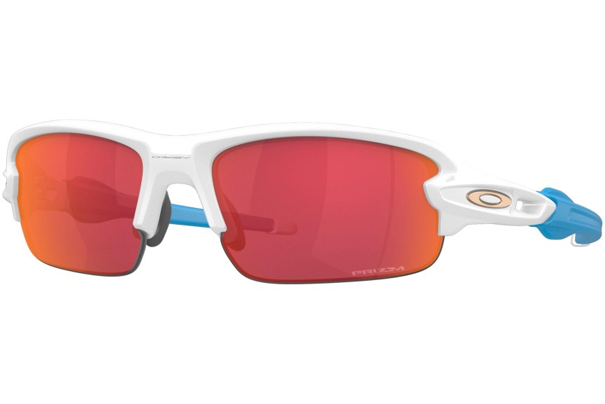 Ochelari de soare Oakley Flak XXS OJ9008-13 Dreptunghiulari Albi