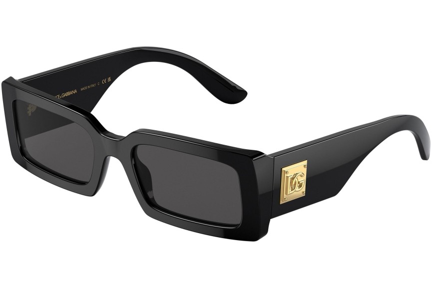 Okulary przeciwsłoneczne Dolce & Gabbana DG4416 501/87 Prostokątne Czarne