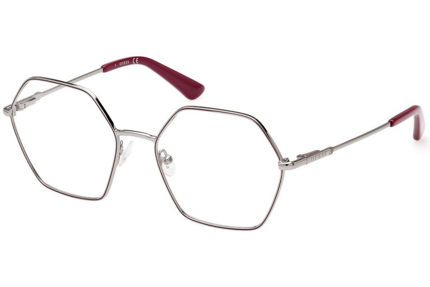 Okulary korekcyjne Guess GU2934 071 Nieregularny Srebrne