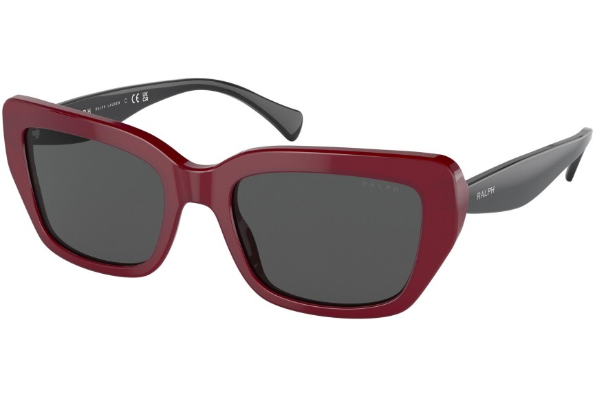 Okulary przeciwsłoneczne Ralph by Ralph Lauren RA5292 592187 Prostokątne Czerwone