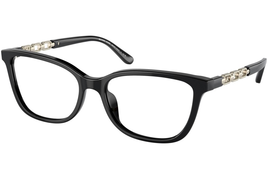Okulary korekcyjne Michael Kors Greve MK4097 3005 Prostokątne Czarne