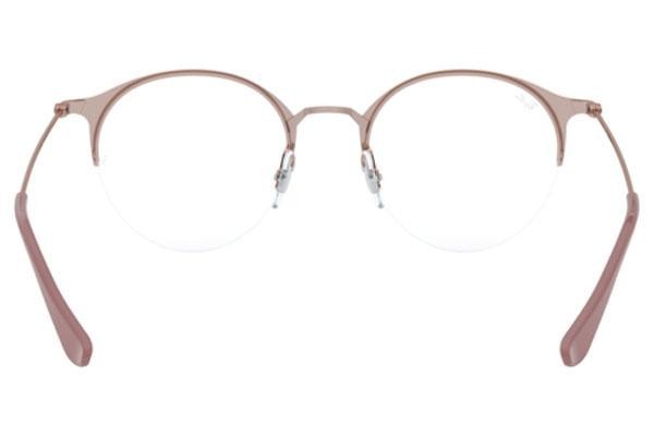 Okulary korekcyjne Ray-Ban RX3578V 2973 Okrągłe Brązowe