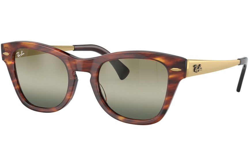 Okulary przeciwsłoneczne Ray-Ban RB0707SM 954/G4 Kwadratowe Havana