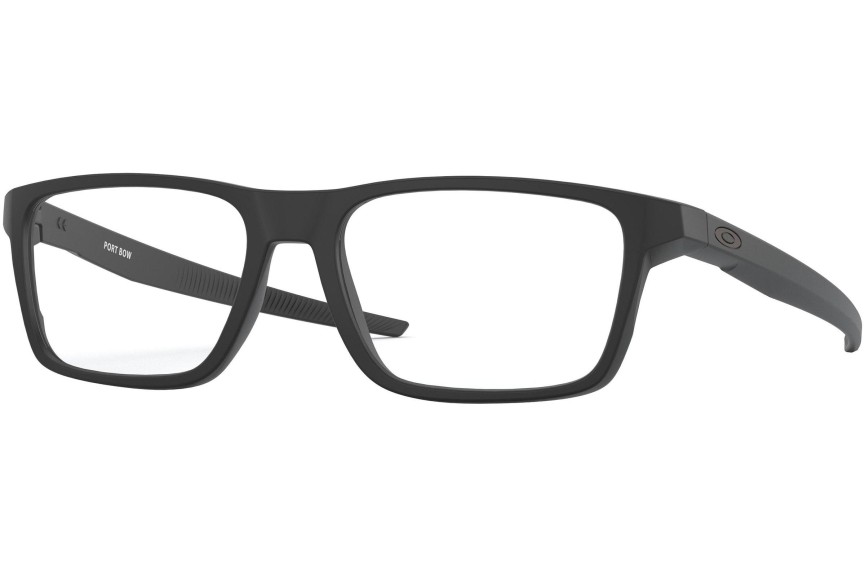 Okulary korekcyjne Oakley Port Bow OX8164-01 Prostokątne Czarne