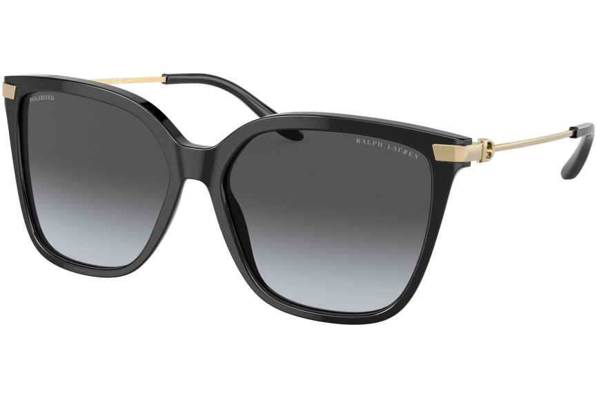 Okulary przeciwsłoneczne Ralph Lauren The Jacquie RL8209 5001T3 Polarized Kwadratowe Czarne