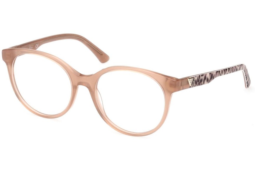 Okulary korekcyjne Guess GU2944 057 Okrągłe Beżowe