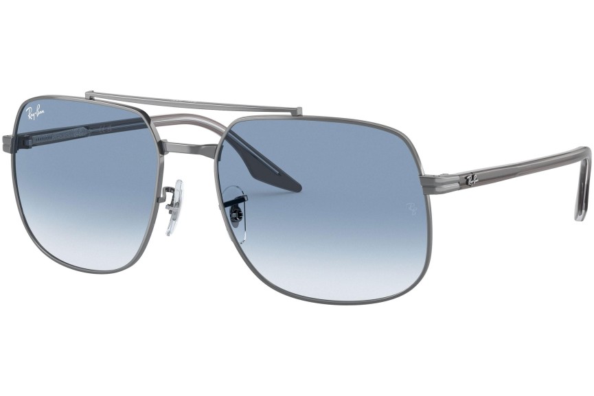 Okulary przeciwsłoneczne Ray-Ban RB3699 004/3F Kwadratowe Srebrne