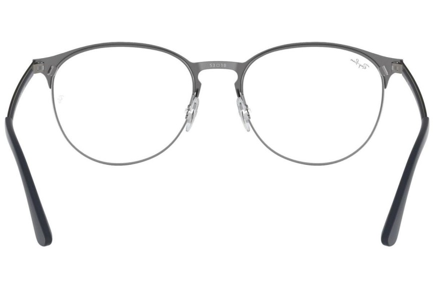 Okulary korekcyjne Ray-Ban RX6375 2981 Okrągłe Niebieskie