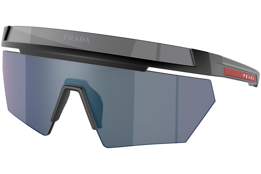 Okulary przeciwsłoneczne Prada Linea Rossa PS01YS 1BO03U Pojedyncze | Shield Czarne