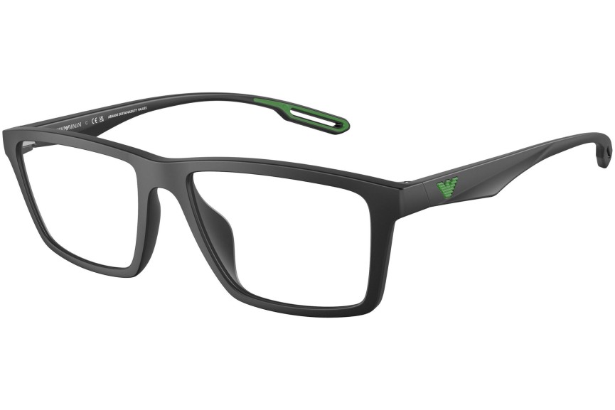 Okulary korekcyjne Emporio Armani EA4189U 50011W Prostokątne Czarne