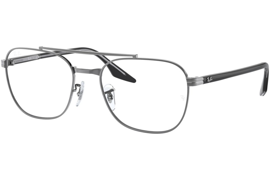 Okulary korekcyjne Ray-Ban RX6485 2502 Kwadratowe Srebrne