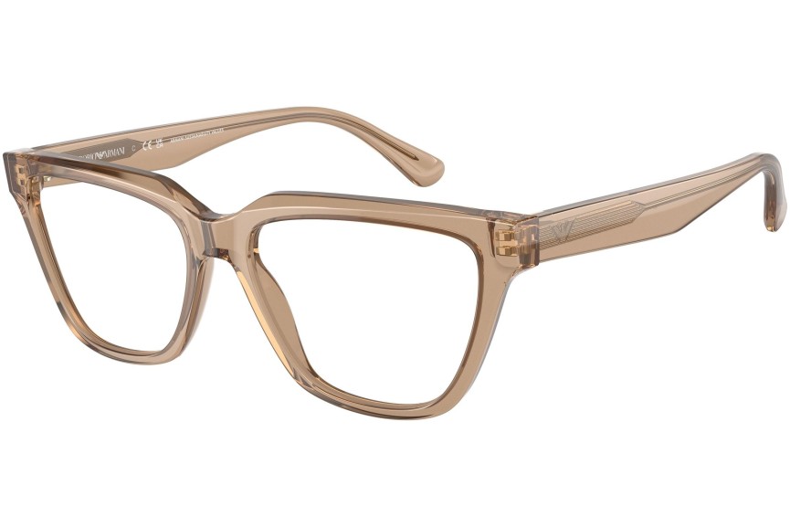 Okulary korekcyjne Emporio Armani EA3208 5069 Kocie oczy Brązowe