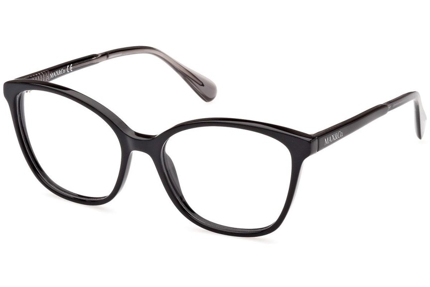 Okulary korekcyjne Max&Co. MO5077 001 Kwadratowe Czarne