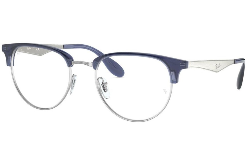 Okulary korekcyjne Ray-Ban RX6396 3084 Browline Srebrne