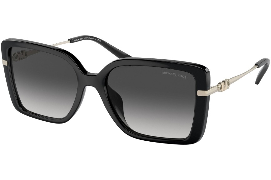 Okulary przeciwsłoneczne Michael Kors Castellina MK2174U 30058G Prostokątne Czarne