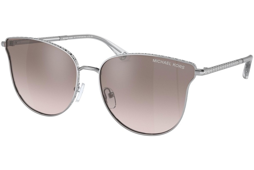Okulary przeciwsłoneczne Michael Kors Salt Lake City MK1120 11538Z Nieregularny Srebrne