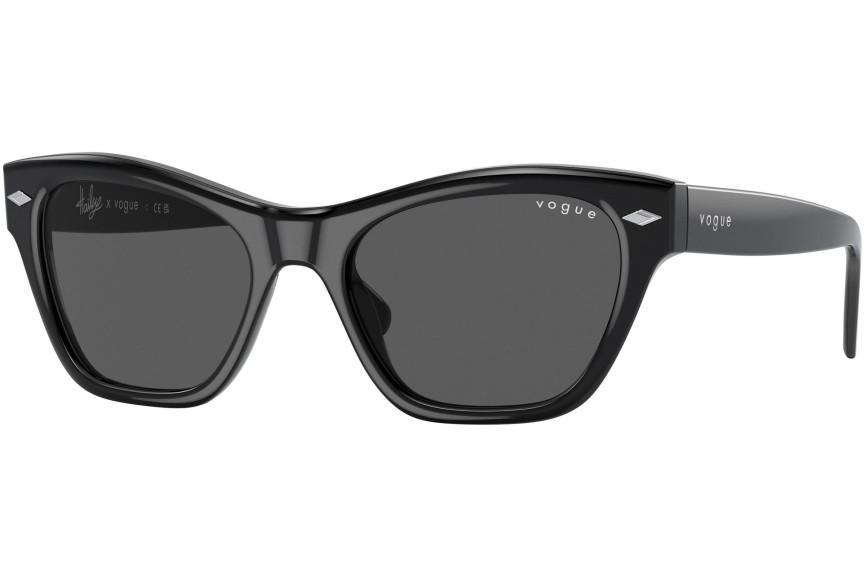 Okulary przeciwsłoneczne Vogue Eyewear VO5445S W44/87 Kocie oczy Czarne
