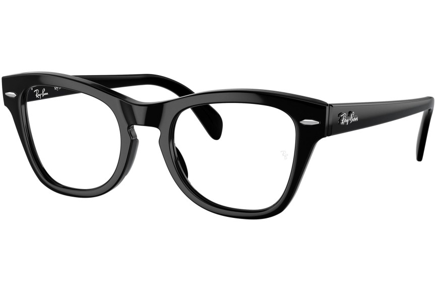Okulary korekcyjne Ray-Ban RX0707V 2000 Kwadratowe Czarne
