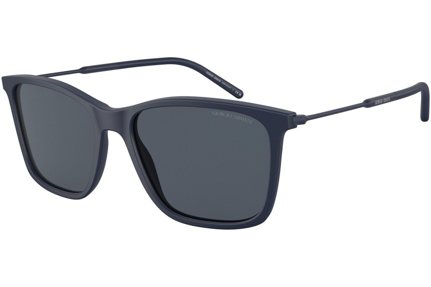 Okulary przeciwsłoneczne Giorgio Armani AR8176 554387 Kwadratowe Niebieskie