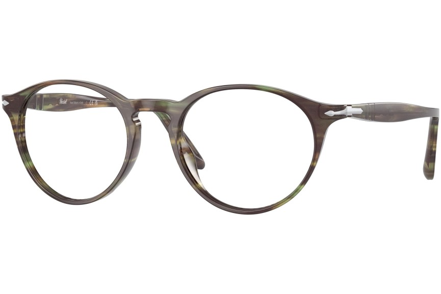 Okulary korekcyjne Persol PO3092V 9067 Okrągłe Zielone