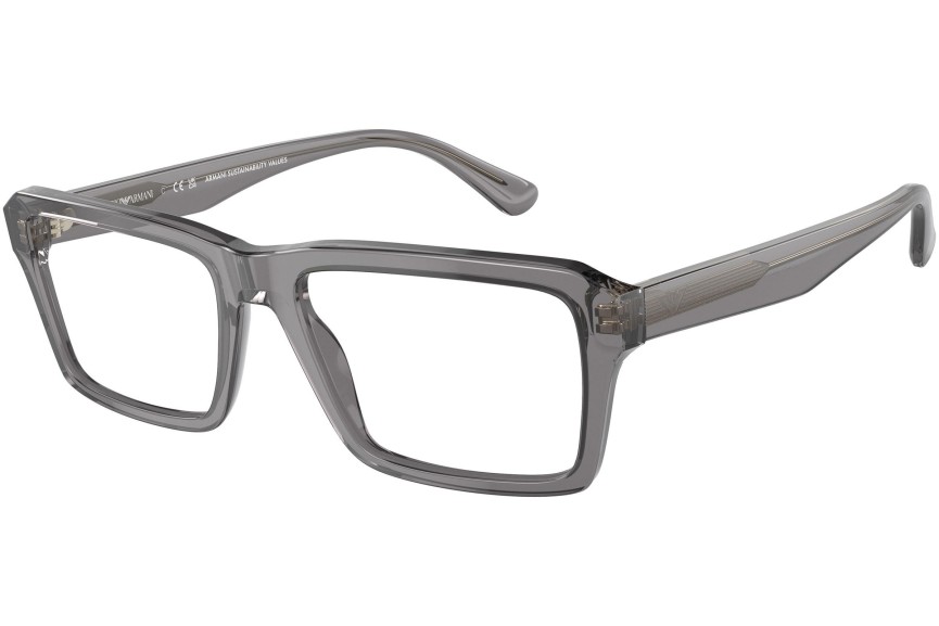 Okulary korekcyjne Emporio Armani EA3206 5075 Prostokątne Szare