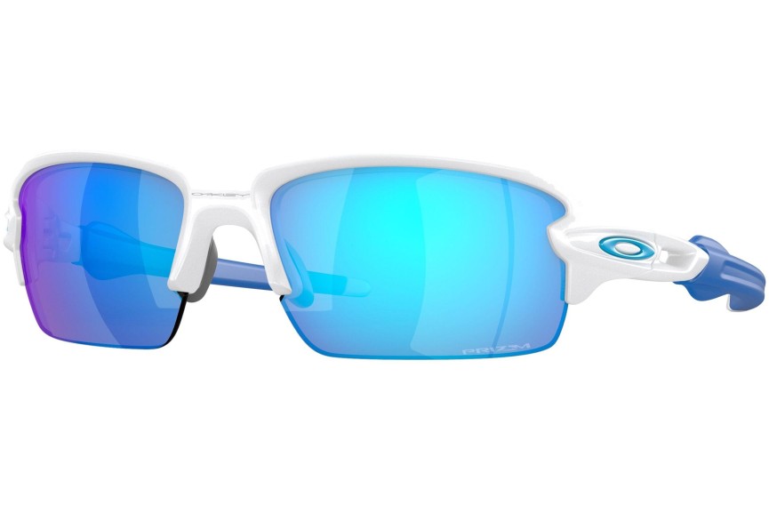 Okulary przeciwsłoneczne Oakley Flak XS OJ9005-16 Prostokątne Białe