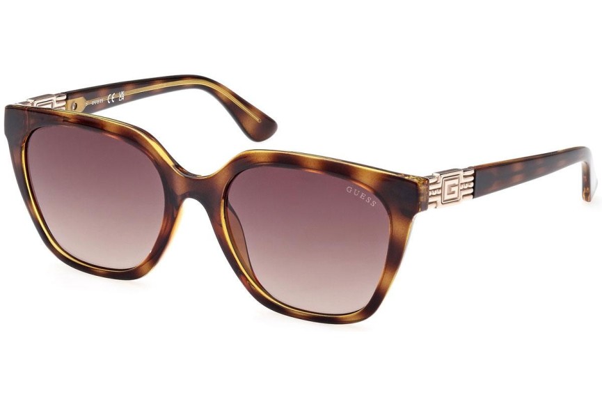 Okulary przeciwsłoneczne Guess GU7870 52F Kwadratowe Havana
