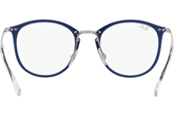 Ochelari Ray-Ban RX7140 8123 Rotunzi Albaștri