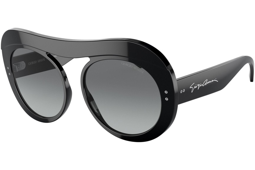 Okulary przeciwsłoneczne Giorgio Armani AR8178 500111 Okrągłe Czarne
