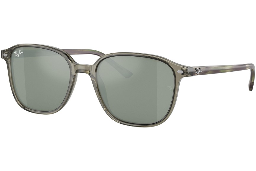 Okulary przeciwsłoneczne Ray-Ban Leonard RB2193 66355C Kwadratowe Zielone