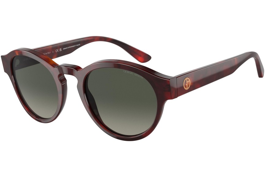 Okulary przeciwsłoneczne Giorgio Armani AR8146 596271 Okrągłe Havana