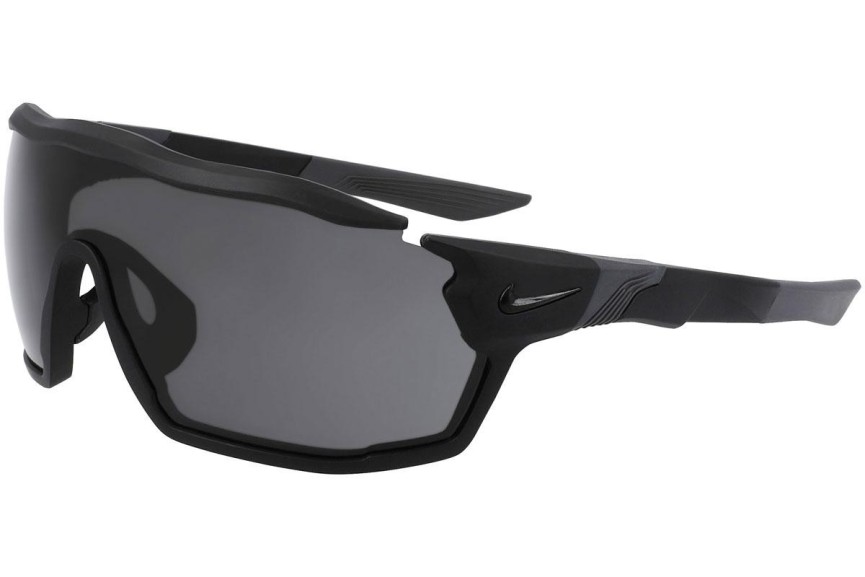 Okulary przeciwsłoneczne Nike Show X Rush DZ7368 010 Pojedyncze | Shield Czarne