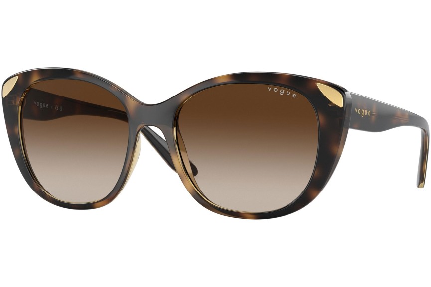 Okulary przeciwsłoneczne Vogue Eyewear VO5457S W65613 Kocie oczy Havana