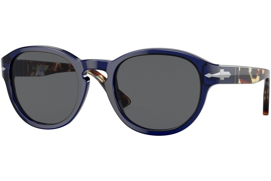 Okulary przeciwsłoneczne Persol PO3304S 1183B1 Okrągłe Niebieskie