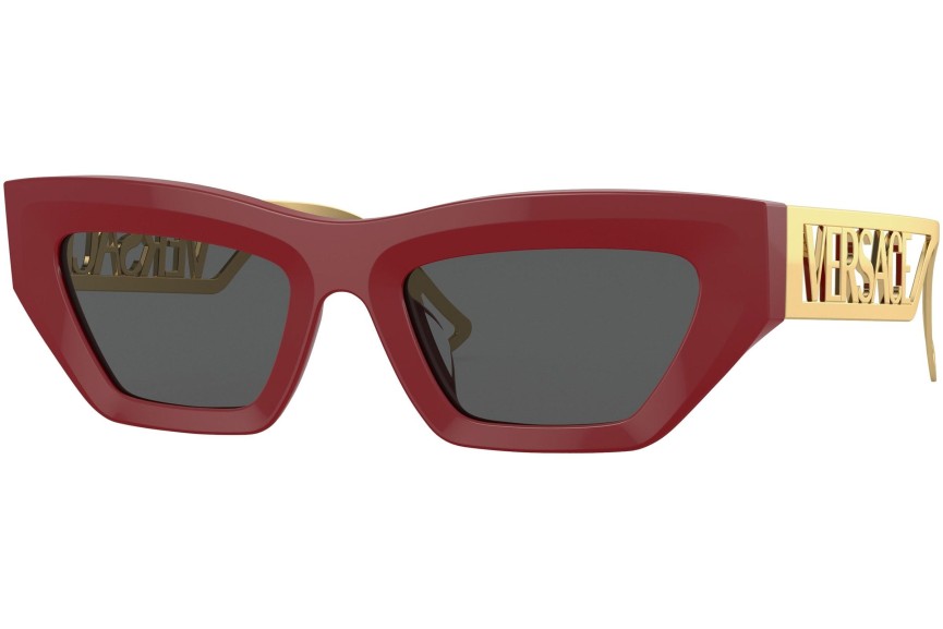 Okulary przeciwsłoneczne Versace VE4432U 538887 Kocie oczy Czerwone