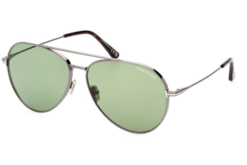 Okulary przeciwsłoneczne Tom Ford FT0996 08N Pilotki (Aviator) Srebrne