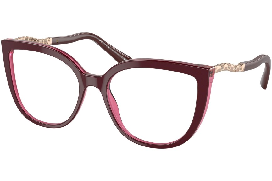 Okulary korekcyjne Bvlgari BV4214B 5469 Kocie oczy Czerwone
